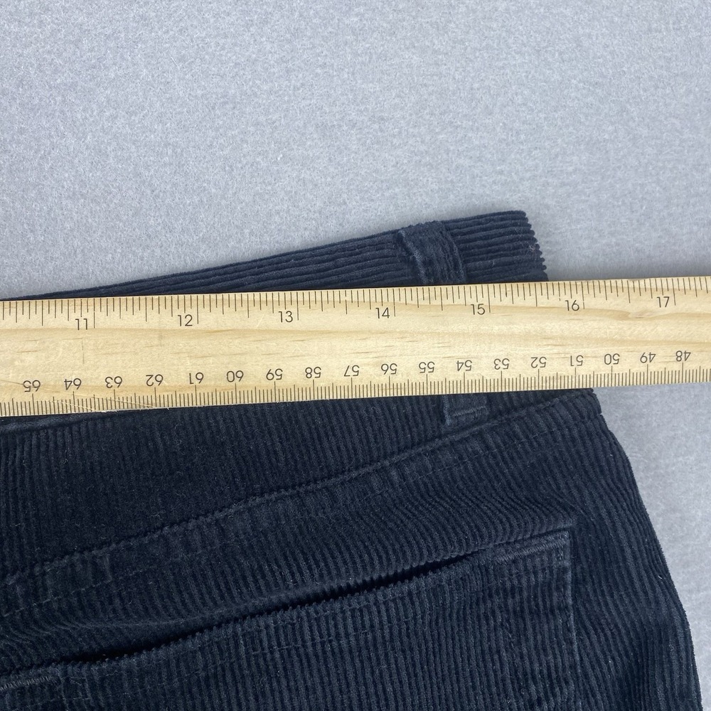 Columbia Corduroy Black Pants Womens 8 Straight Leg Casual Gorpcore AL8450 - Picture 6 of 8